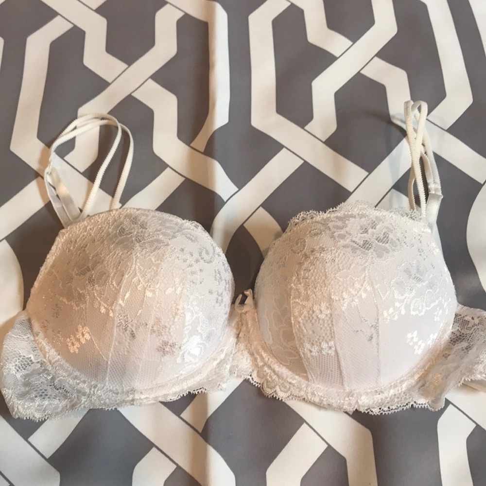 White Lace Bra NEVER WORN